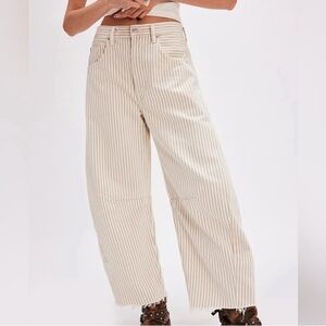 Citizens of Humanity Horseshoe Striped Barrel Jeans 28